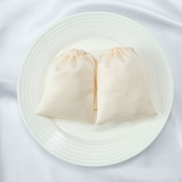 Drawstring Satin Silk Jewelry Storage Bag