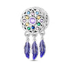 Dream Catcher Moon Beads Pendant Diy Jewelry Accessories Bracelet Silver Plated Dripping Oil Style