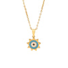 Drop Oil Eye Necklace Palm Pendant Jewelry Stainless Steel Personalized