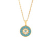 Drop Oil Eye Necklace Palm Pendant Jewelry Stainless Steel Personalized