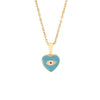 Drop Oil Eye Necklace Palm Pendant Jewelry Stainless Steel Personalized