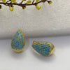 Drop Shape Copper Inlaid Zircon Women's Light Luxury Highend Elegant Earrings Jewelry