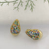 Drop Shape Copper Inlaid Zircon Women's Light Luxury Highend Elegant Earrings Jewelry