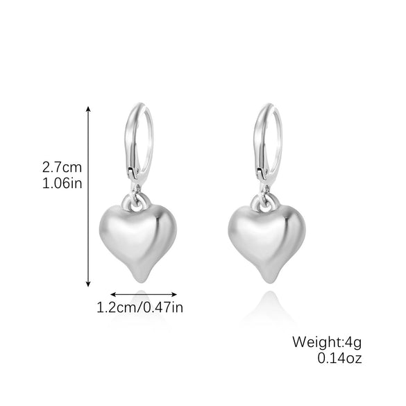 Ear Buckle Artificial Crystal Geometric Electroplating Simple Light Luxury Highend