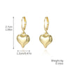 Ear Buckle Artificial Crystal Geometric Electroplating Simple Light Luxury Highend