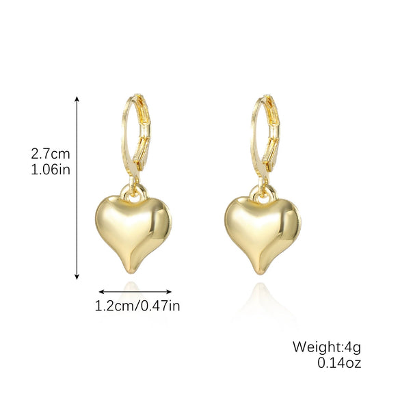 Ear Buckle Artificial Crystal Geometric Electroplating Simple Light Luxury Highend