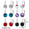 Ear Buckle Artificial Crystal Geometric Electroplating Simple Light Luxury Highend