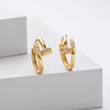 Ear Buckle Jewelry Women S925 Sterling Silver Geometric Electroplated
