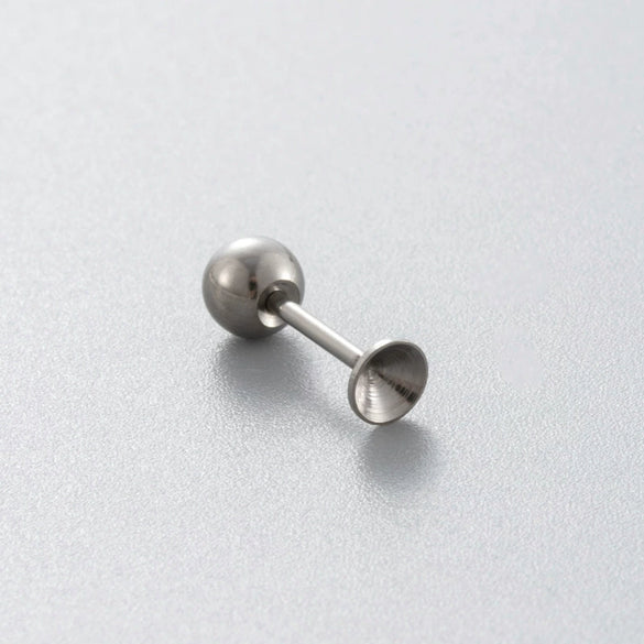 Ear Nail Drill Accessories Titanium Alloy Fashion Ol Geometric Polishing