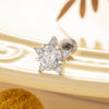 Ear Nail Titanium Steel Fivepointed Star Zircon For Young Girls