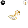 Ear Nails Titanium Alloy Copper Stainless Steel Geometric Electroplating Unisex Ornaments