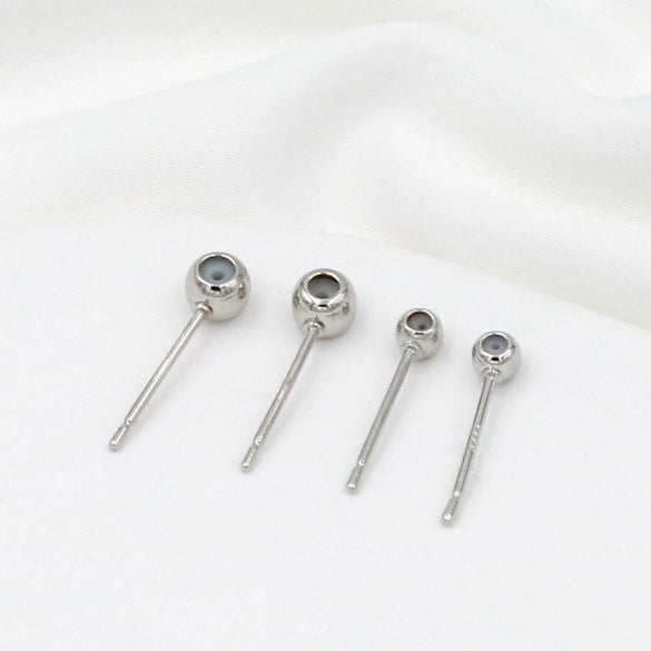 Ear Needle Earrings Copper 925 Silver 14K Gold Plated Natural Style Diy Accessories