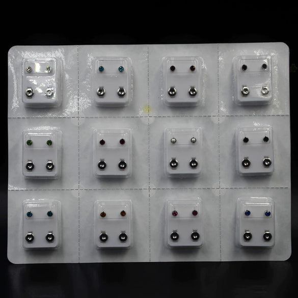 Ear Piercing Gun Set Simple Geometric Style 24K Real Gold Plated Suitable For Adults And Children