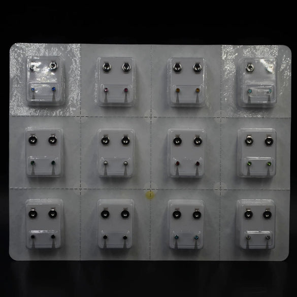 Ear Piercing Gun Set Simple Geometric Style 24K Real Gold Plated Suitable For Adults And Children