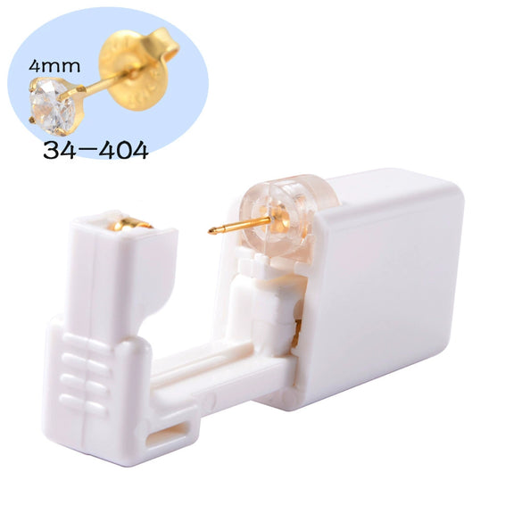 Ear Piercing Tool With 316L Stainless Steel Pearl Earrings