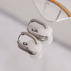 Ear Ring Agate Jade Titanium Steel Ushape Polished Unisex Simple Antique Internet Popular