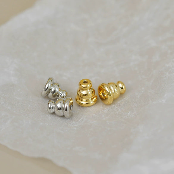 Ear Studs Copper Geometric Style Electroplated