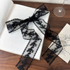 Early Spring Accessories Retro Lace Silk Scarf Headband Geometric Pattern Versatile Decorative Ribbon Headband Belt