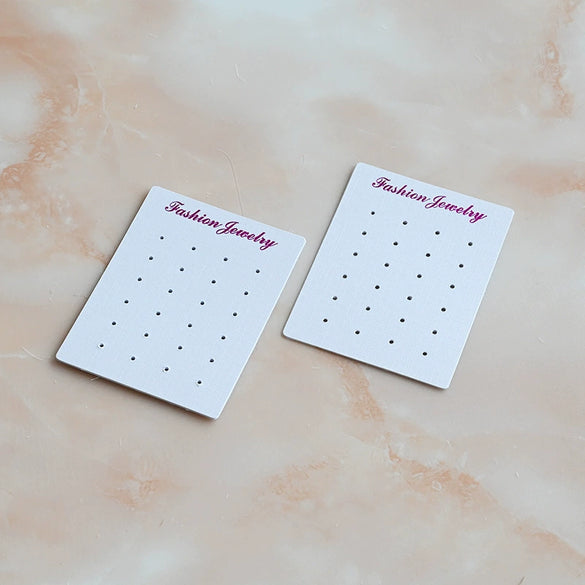Earring Card Jewelry Bag Decoration Packaging Made Of Paper And Cardboard For Earrings Jewelry Packaging Pvc Spot Design Suitable For Stud Earrings