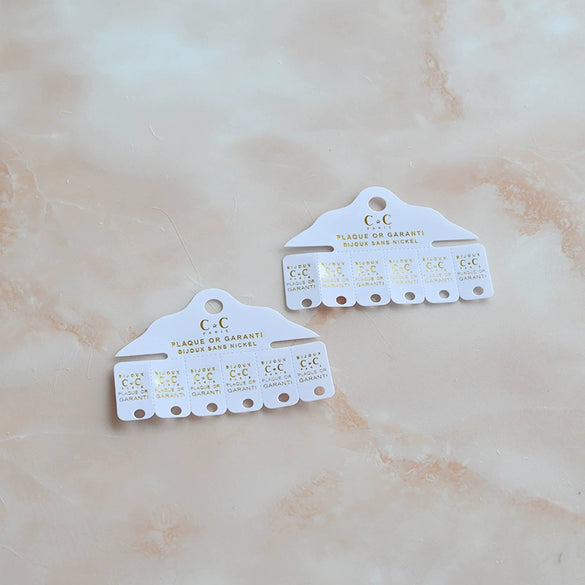 Earring Card Jewelry Bag Decoration Packaging Made Of Paper And Cardboard For Earrings Jewelry Packaging Pvc Spot Design Suitable For Stud Earrings