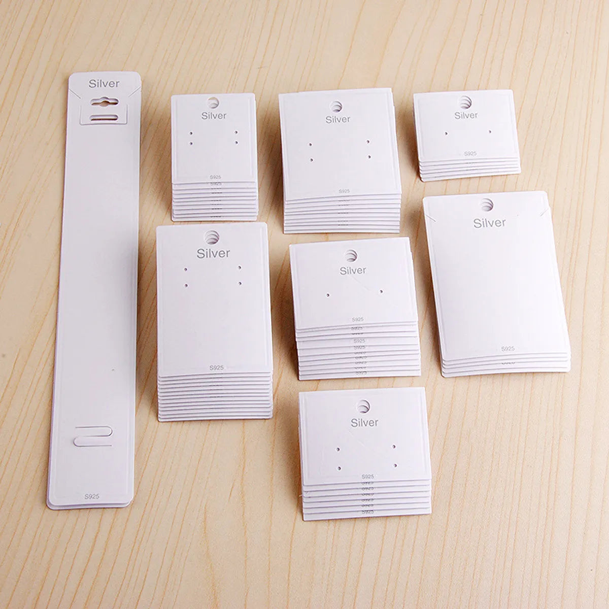 Earring Card Stock Pvc Hook Packaging Card