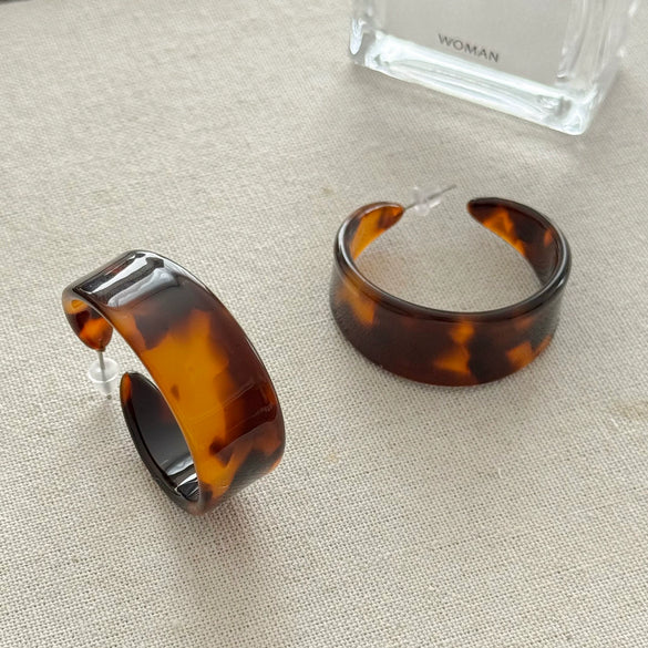 Earrings Acetic Acid Geometric Light Luxury Handmade