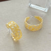 Earrings Acetic Acid Geometric Light Luxury Handmade