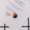Earrings Alloy And Cloth Leopard Print Round Diy Jewelry Accessories