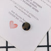 Earrings Alloy And Cloth Leopard Print Round Diy Jewelry Accessories