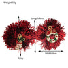 Earrings Alloy Bow Festival Element Dripping Oil Women
