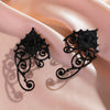 Earrings Alloy Geometric Pattern Gothic Style Diamond Design For Women