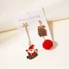 Earrings Alloy Geometric Tassel Boots Christmas Style Baking Paint For Women