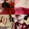 Earrings Alloy Retro Oil Dropping Geometric Style For Women