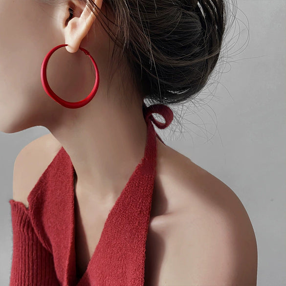 Earrings Alloy Retro Oil Dropping Geometric Style For Women