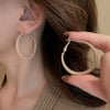 Earrings Alloy Retro Oil Dropping Geometric Style For Women