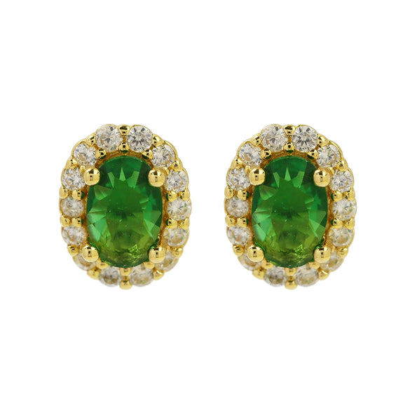Earrings Copper Birthstone Electroplating