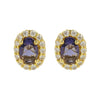Earrings Copper Birthstone Electroplating
