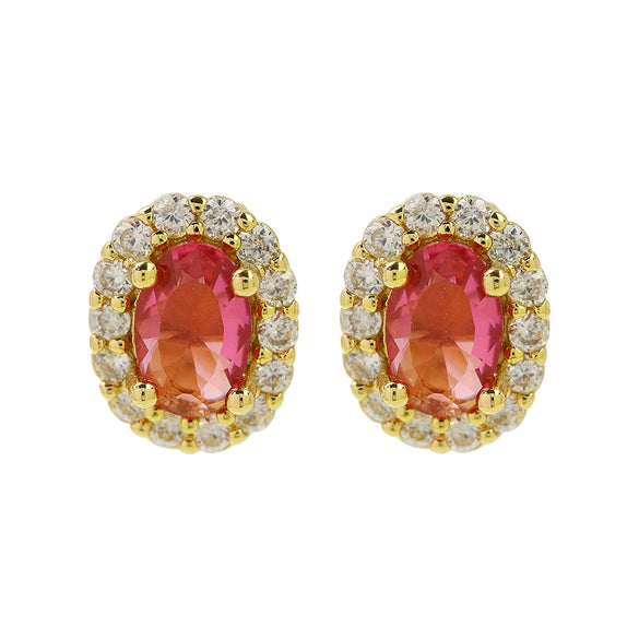 Earrings Copper Birthstone Electroplating