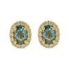 Earrings Copper Birthstone Electroplating