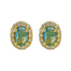 Earrings Copper Birthstone Electroplating