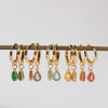 Earrings Copper Drop Shaped Simple Diamond Processed For Women