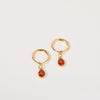 Earrings Copper Drop Shaped Simple Diamond Processed For Women