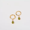 Earrings Copper Drop Shaped Simple Diamond Processed For Women