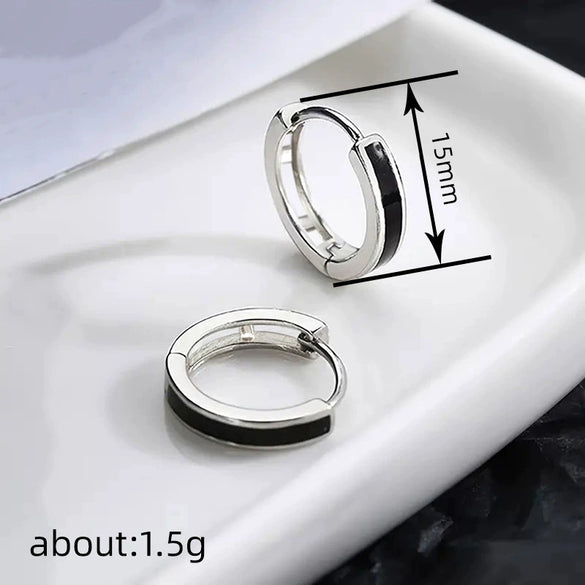 Earrings Copper Geometric Electroplating Personality Style