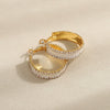 Earrings Copper Geometric Electroplating