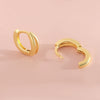 Earrings Copper Geometric Retro Electroplated