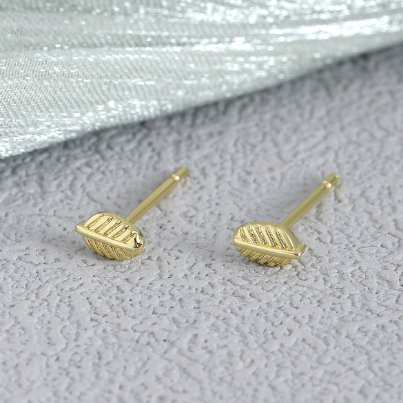 Earrings Copper Geometric Style Heart Shape Inlaid With Zirconium Electroplated For Women