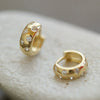 Earrings Copper Geometric Zircon Female Elegant Simple Design