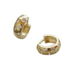 Earrings Copper Geometric Zircon Female Elegant Simple Design