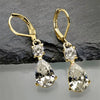 Earrings Copper Light Luxury Drop Shape Geometric